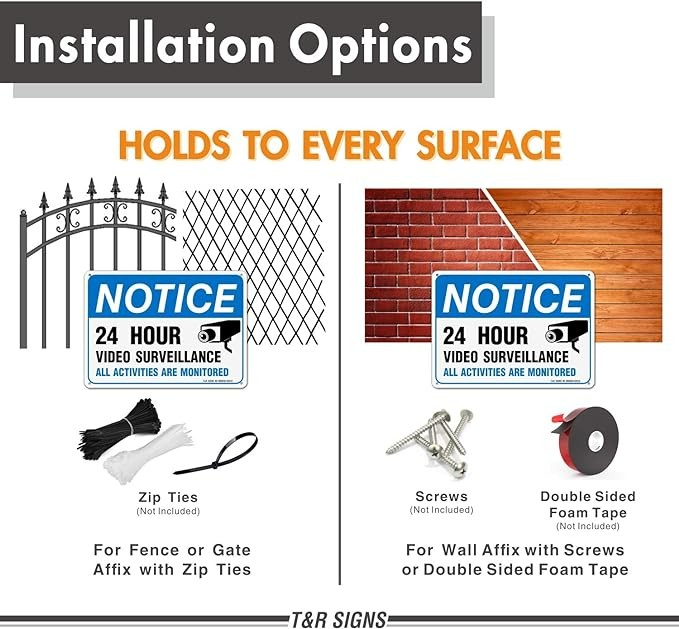 Video Surveillance Sign