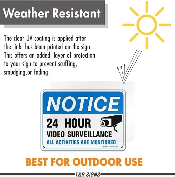 Video Surveillance Sign